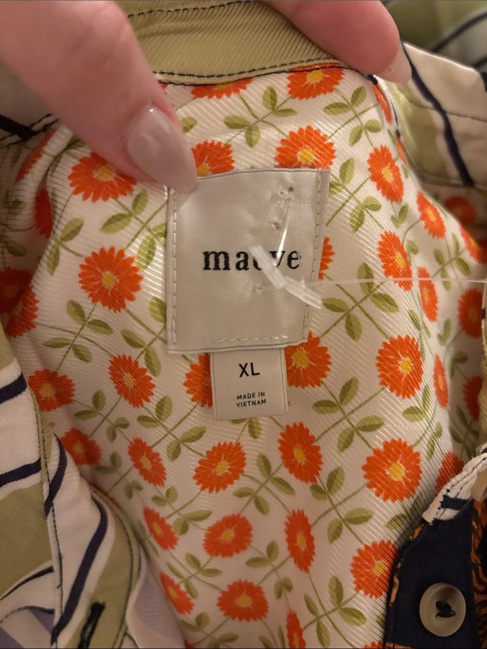 Anthropologie Maeve The Soren Long Sleeve Shirtdress-Mixed Print- Size XL - Picture 8 of 10